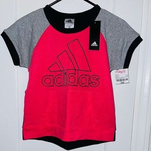 Adidas short sleeve girl shirt
